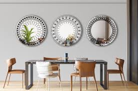 Mirror Wall Art Round Mirror Decorative