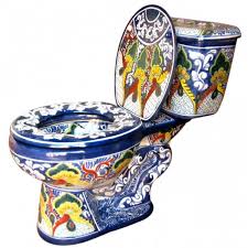 Highlighting talavera bathroom accessories hand painted by skilled mexican artisans, these talavera bathroom accessories come in a wide range of colors, patterns and designs. Mexican Talavera Toilet Puebla