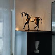 Uk Rustic Metal Adonis Horse Sculpture