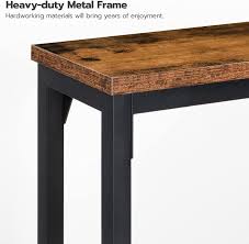 47 2 Skinny Console Table With Power