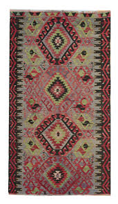 antiques wool purple kilim rug
