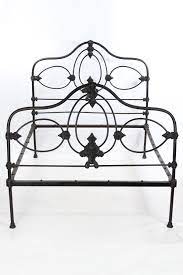 antique victorian cast iron double bed