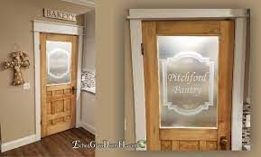 Etched Glass Doors