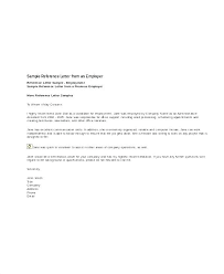 Recommendation Letter From Employer Sample Emailers Co