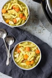 This (skinny!) chicken noodle soup recipe is easy to cook in 30 minutes, made with healthier ingredients, and is so tasty and comforting! Incredibly Flavorful Easy Instant Pot Chicken Noodle Soup Mom S Dinner