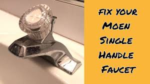 how to fix moen single handle faucets