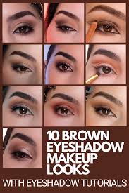 10 brown eyeshadow makeup looks with