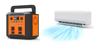 can portable solar generator run air