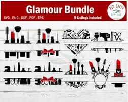 makeup glamour monogram frames bundle