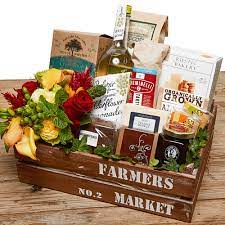 farmers market fresh gourmet gift basket