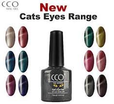 Details About Cco Uv Led Nail Gel Polish Varnish Soak Off Cats Eyes Range 12 Colours Free P P