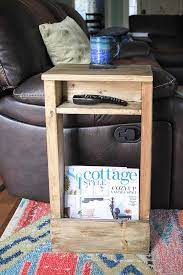 slide under sofa table diy with