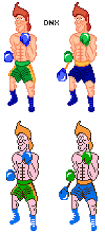 Demaking Aran Ryan in the style of Punch Out NES (NES and Custom Colour  versions) : r/punchout