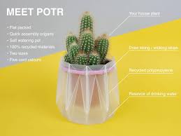 Engineers Invent Origami Inspired Self Watering Pots That