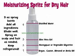 You've probably moisturized your hair many times, but never really knew what the treatment does. Daily Moisturizing Spritz For Dry Hair Your Natural Hair Natural Hair Styles Natural Hair Diy Natural Hair Care