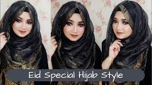 stylish hijab style 2020 eid special