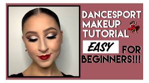 easy dancesport makeup for beginners
