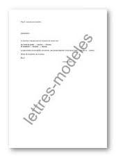 Modèles d'avenant au contrat de travail (cdd, cdi) word et pdf à télécharger et imprimer. Modele Et Exemple De Lettres Type Respect Des Horaires