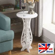 Tall Hallway Side Table White Bedside