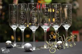Champagne Glasses Using Glass Etching