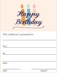 50th birthday certificate printable
