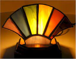 Stained Glass Fan Lamps And Night