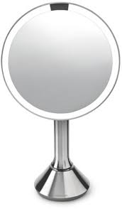 round sensor makeup mirror