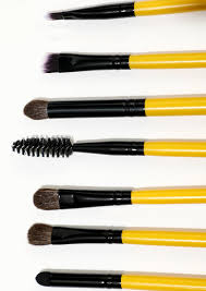 shine in gold makeup brushes set