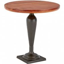 Industrial Style Round Side Table Warton