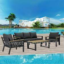 Aluminum Frame Furniture Outdoor Sofa