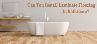 laminate flooring in bathroom