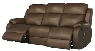 avalon 3 seater manual double recliner sofa