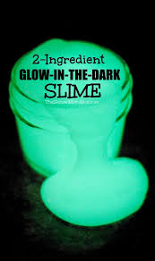 glow in the dark slime with elmer s