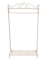 They help maintain an organized clothing storage system and improve your warehouse space utilization. French Provincial Metal Clothes Rack Shoes Rack Towel Holder Stand Cream Sturdy Metal Clothes Rack Towel Holder Stand Clothing Rack
