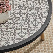 Round Metal Outdoor Coffee Table