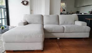 plush melbourne 2 5 seater chaise sofa