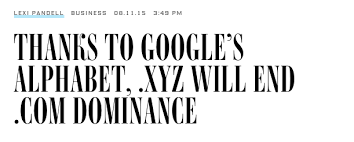 Thanks To Google S Alphabet Xyz Will End Com Dominance gambar png