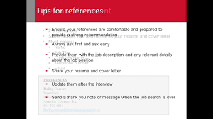how to ask for a job reference you