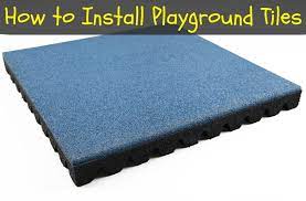 how to install playground tiles