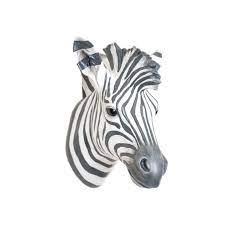 Zamba Zebra Head Wall Hanging By