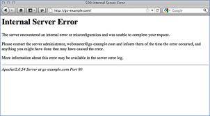 5 server errors why they occur when