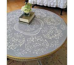 french coffee table stencil furniture