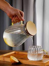 Heat Resistant Glass Water Pitcher