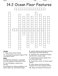 14 2 ocean floor features crossword