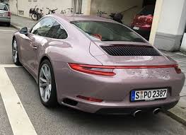 Porsche 911 Spied Testing New Color