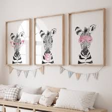 Pink Zebra Printable Wall Art
