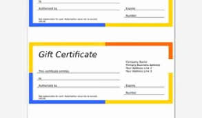 Gift Certificate Template Pdf New Gift Certificate Template Fresh 44