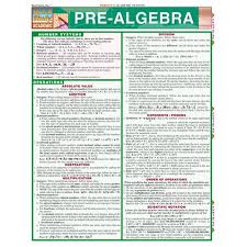 Pre Algebra Quick Reference Guide