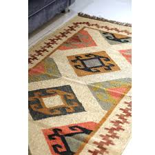 handmade kilim rug indian jute area rug