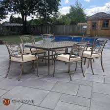 Cast Aluminum Outdoor Dining Table